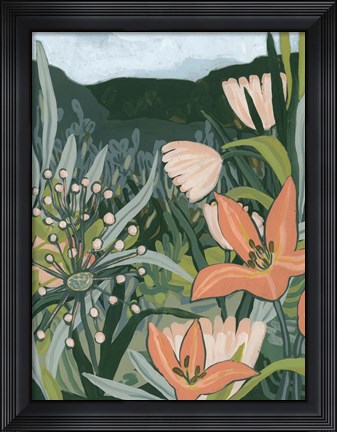 Framed Spring Valley Blooms II Print