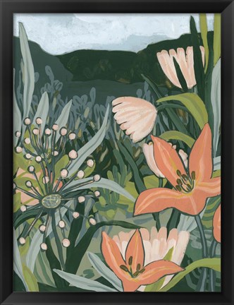 Framed Spring Valley Blooms II Print