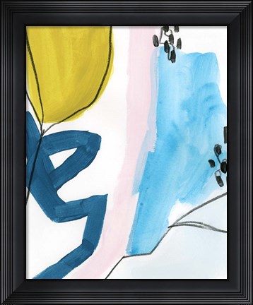 Framed Pattern Mingle I Print