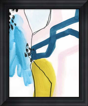 Framed Pattern Mingle II Print