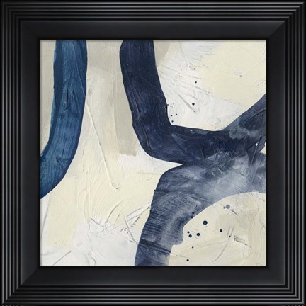 Framed Blue System VII Print