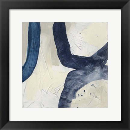 Framed Blue System VII Print