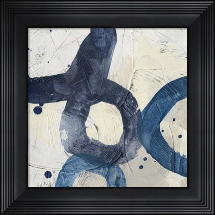 Framed Blue System VIII Print