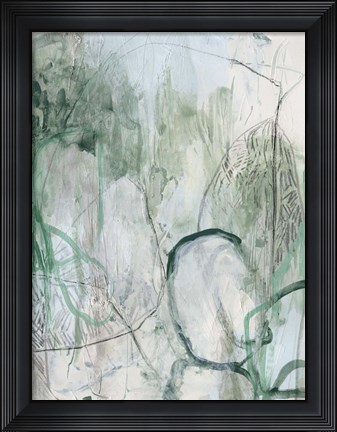 Framed Verdigris Fresco II Print