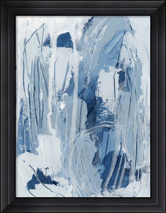 Framed Blue Falls I Print