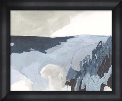 Framed Sea Shading I Print