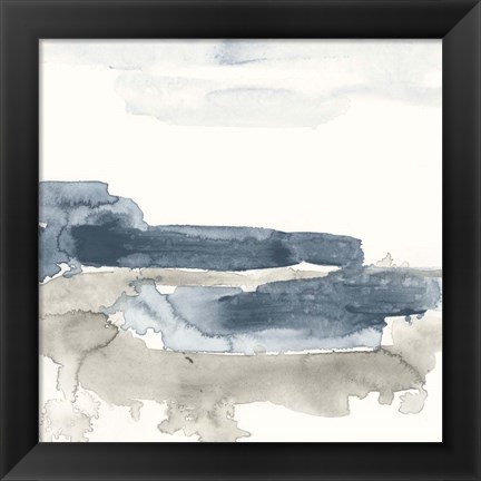 Framed Shoreline Blues III Print