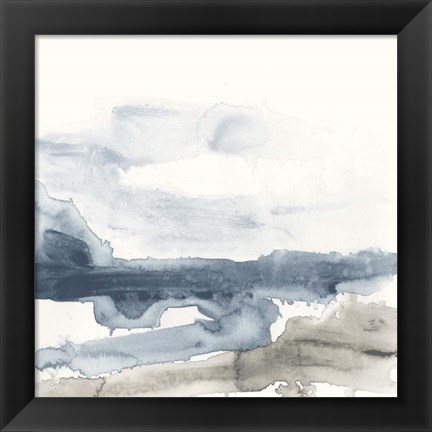 Framed Shoreline Blues IV Print