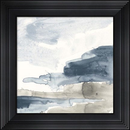 Framed Shoreline Blues VI Print