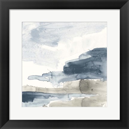 Framed Shoreline Blues VI Print