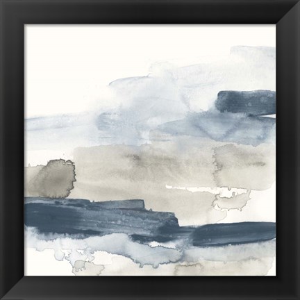 Framed Shoreline Blues IX Print