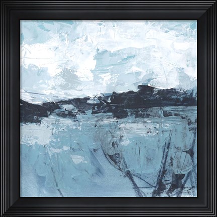 Framed Blue Coast Abstract I Print