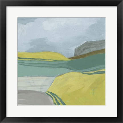 Framed Valley Stream II Print
