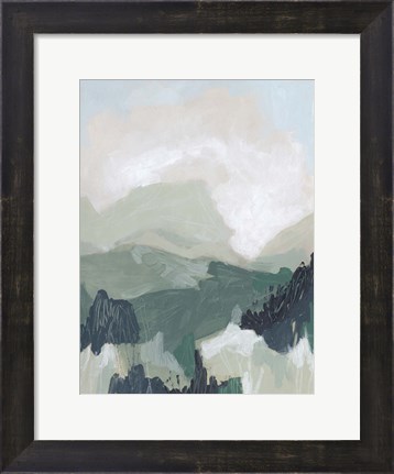 Framed Moss Valley I Print