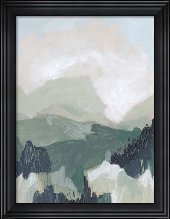 Framed Moss Valley I Print