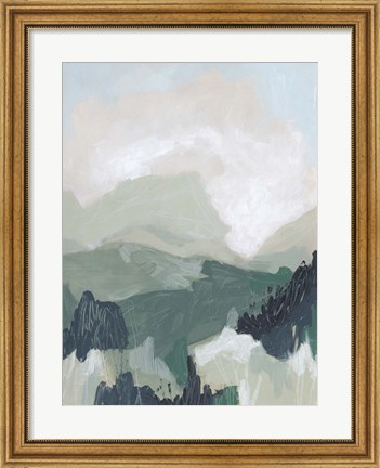 Framed Moss Valley I Print