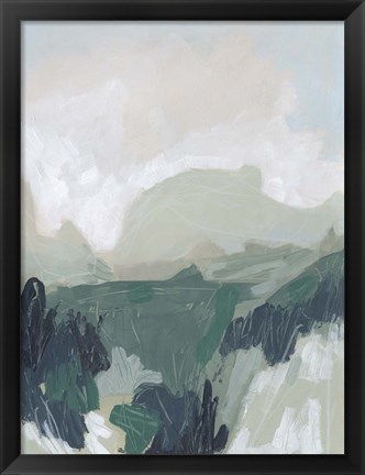 Framed Moss Valley II Print