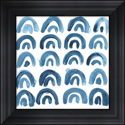Framed Liquid Motif VII Print