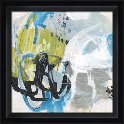 Framed Sea Circles II Print