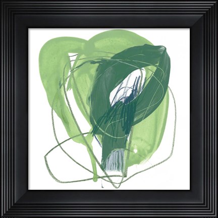 Framed Jade Schematic III Print