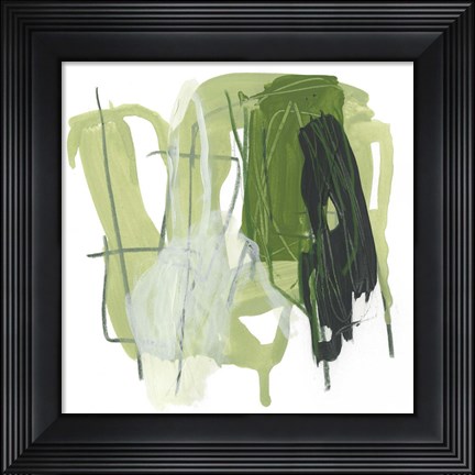 Framed Jade Schematic VII Print