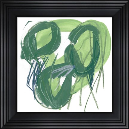 Framed Jade Schematic VIII Print