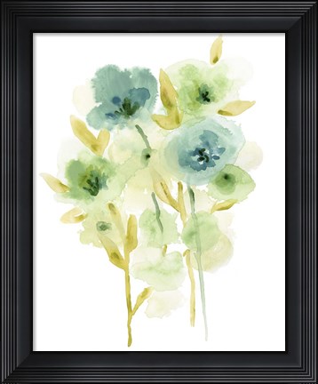 Framed Meadow Bouquet I Print