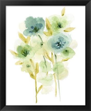 Framed Meadow Bouquet I Print