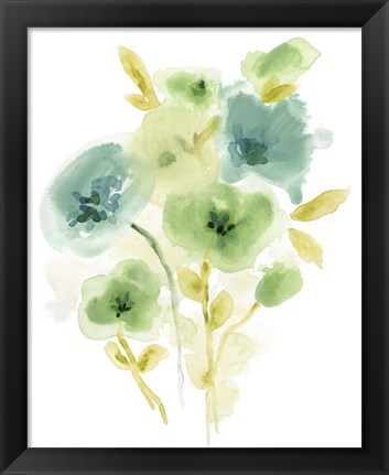 Framed Meadow Bouquet II Print