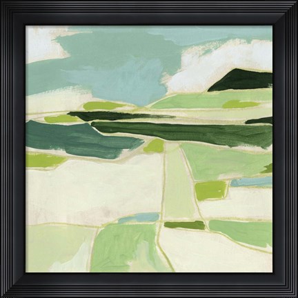 Framed Greenscape II Print