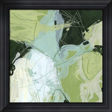 Framed Verdant Vortex II Print