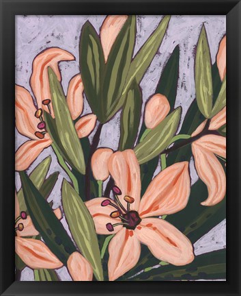 Framed Island Lily II Print