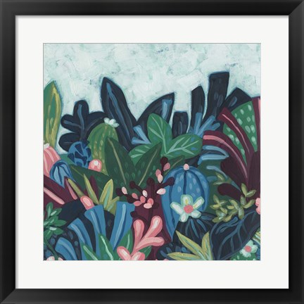 Framed Tropic Vista I Print