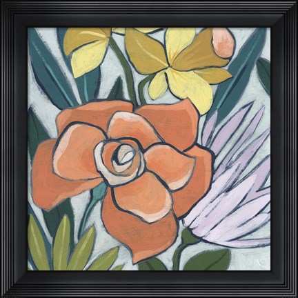 Framed Window Box Garden II Print