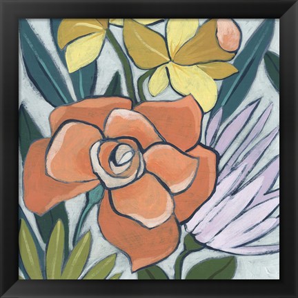 Framed Window Box Garden II Print