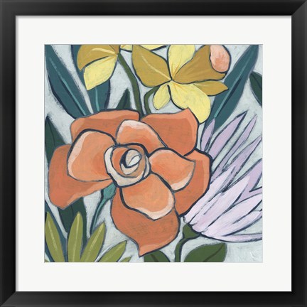 Framed Window Box Garden II Print