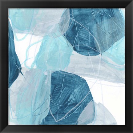 Framed Blue Trance II Print