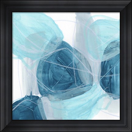Framed Blue Trance III Print