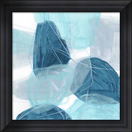 Framed Blue Trance IV Print