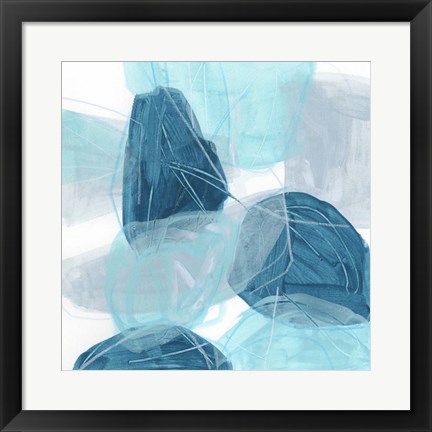 Framed Blue Trance IV Print