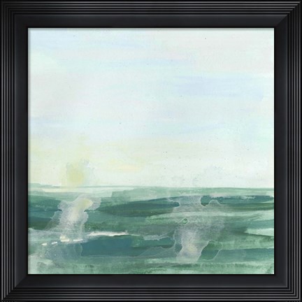 Framed Seafoam Syllogism II Print