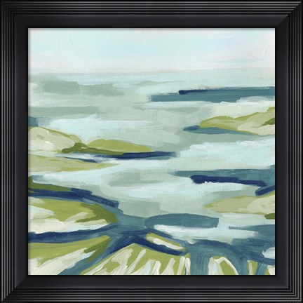 Framed Blue Delta I Print