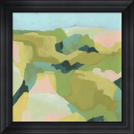 Framed Valley Facets I Print