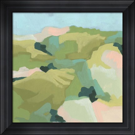 Framed Valley Facets II Print