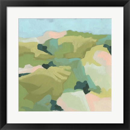 Framed Valley Facets II Print