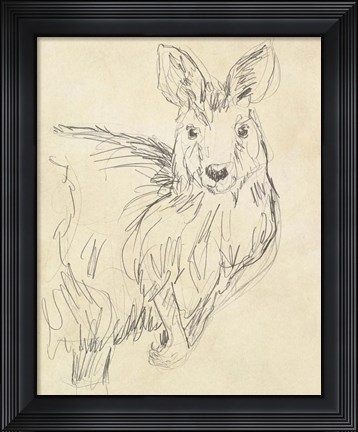 Framed Outback Sketch III Print