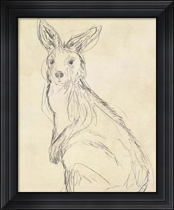 Framed Outback Sketch IV Print
