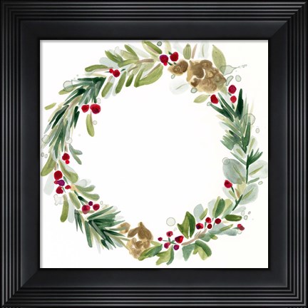 Framed Warm Winter Wishes I Print