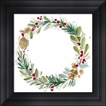 Framed Warm Winter Wishes II Print