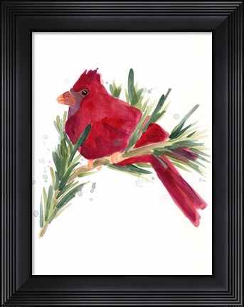 Framed Warm Winter Wishes IV Print